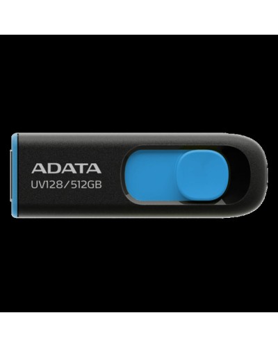 Flash A-DATA USB 3.2 UV 128 512Gb Black/Blue (AUV128-512G-RBE)