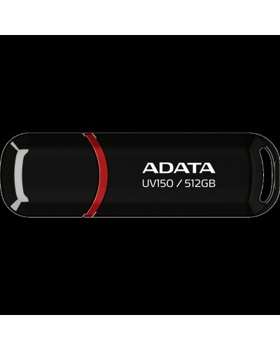 Flash A-DATA USB 3.2 UV 150 512Gb Black (AUV150-512G-RBK)