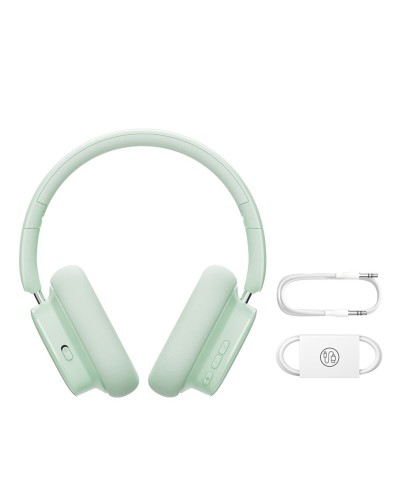 Навушники Baseus Bowie H1i Noise-Cancellation Wireless Headphones Natural Green (A00050402633-00)