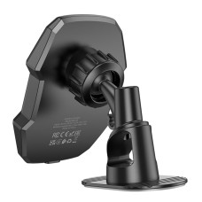 Держатель для мобильного с БЗП BOROFONE BH216 Adelante magnetic wireless fast charging car holder(center console) Black (6941991109805)