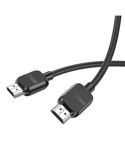 Кабель BOROFONE BUS02 Vivido HDTV 2.0 male-to-male 4K HD data cable(L=3M) Black (6941991105999)