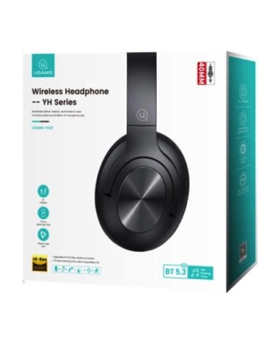 Навушники USAMS-YH21 Wireless Headphone-- YH Series black (TDLYEJYS01)