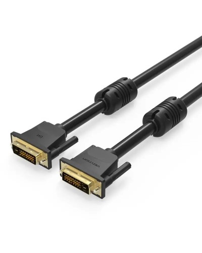 Кабель Vention DVI(24+1) Male to Male Cable 1M Black (EAABF) (EAABF)