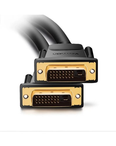 Кабель Vention DVI(24+1) Male to Male Cable 1M Black (EAABF) (EAABF)