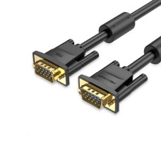 Кабель Vention VGA(3+6) Детский кабель с Ferrite Cores 3M Black (DAEBI) (DAEBI)