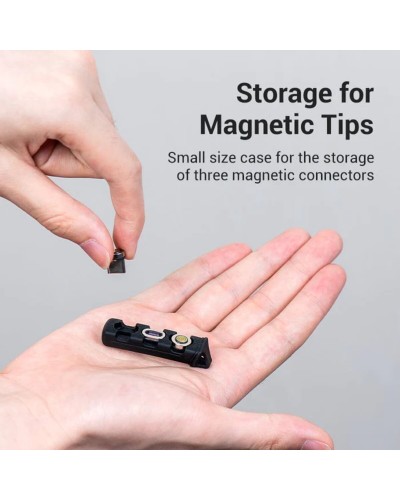 Футляр для зберігання Vention 3-slot Magnetic Connector Storage Case Black (KBUB0) (KBUB0)