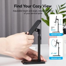 Держатель для телефона Height Adjustable Desktop Cell Phone Stand Black Aluminum Alloy Type (KCQB0) (KCQB0)