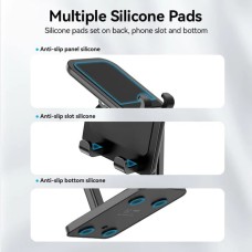 Держатель для телефона Height Adjustable Desktop Cell Phone Stand Black Aluminum Alloy Type (KCQB0) (KCQB0)