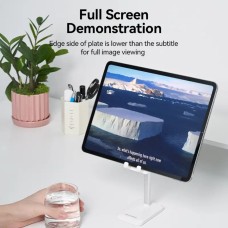 Держатель для телефона Height Adjustable Desktop Cell Phone Stand White Aluminum Alloy Type (KCQW0) (KCQW0)