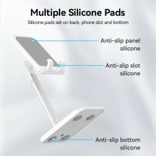 Держатель для телефона Height Adjustable Desktop Cell Phone Stand White Aluminum Alloy Type (KCQW0) (KCQW0)