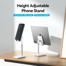 Держатель для телефона Height Adjustable Desktop Cell Phone Stand White Aluminum Alloy Type (KCQW0) (KCQW0)