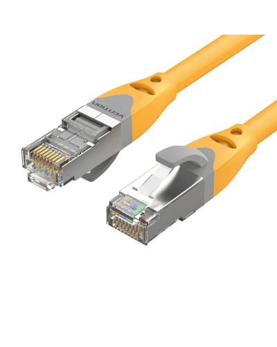 Кабель Vention Cat.6A SFTP Patch Cable 1M Yellow (IBHYF)