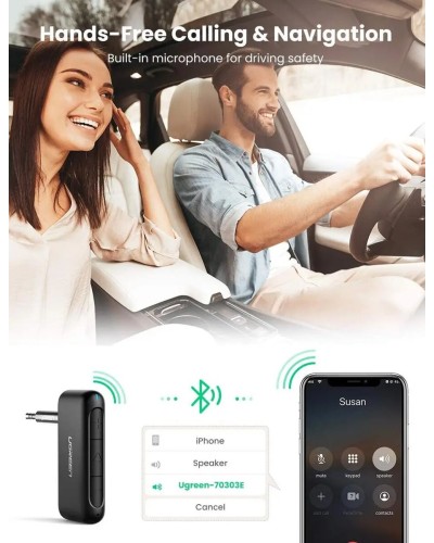 Bluetooth-ресивер UGREEN CM276 Bluetooth 5.0 Receiver Audio Adapter(UGR-70303) (UGR-70303)