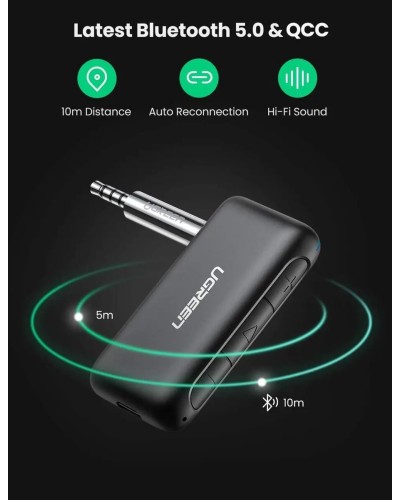 Bluetooth-ресивер UGREEN CM276 Bluetooth 5.0 Receiver Audio Adapter(UGR-70303) (UGR-70303)