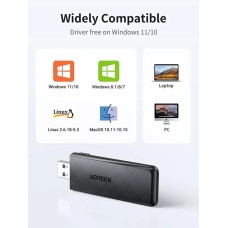 WI-FI-адаптер UGREEN CM492 AC1300 Wireless Network Adapter(UGR-50340) (UGR-50340)