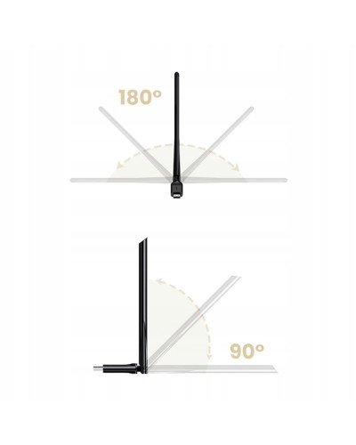 WI-FI-адаптер UGREEN CM496 AC650 High-Gain Dual Band Wireless USB Adapter(UGR-90339) (UGR-90339)