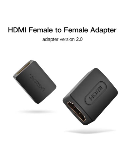 Адаптер UGREEN HDMI Female to Female Adapter (Black)(UGR-20107) (UGR-20107)