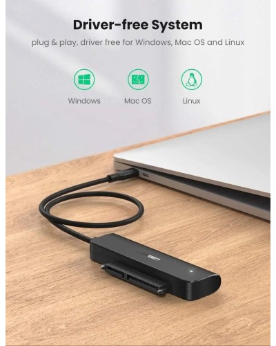 Адаптер UGREEN CM321 USB-C 3.0 to 2.5-Inch SATA Converter 50cm(UGR-70610) (UGR-70610)