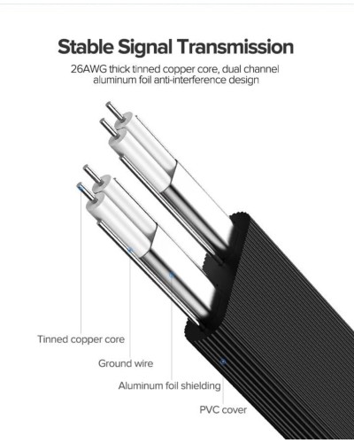 Кабель UGREEN US217 Angled SATA 3 Data Cable 0.5m (Black)(UGR-30797) (UGR-30797)