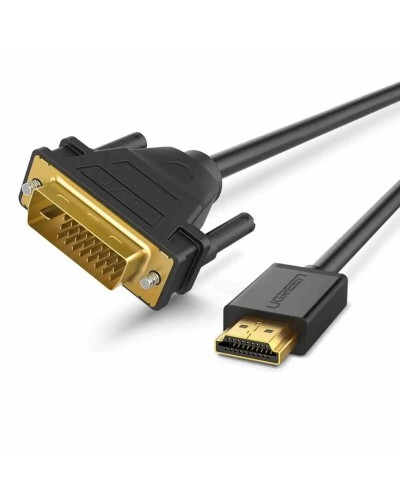 Кабель UGREEN HD106 HDMI to DVI Cable 1m (Black)(UGR-30116) (UGR-30116)