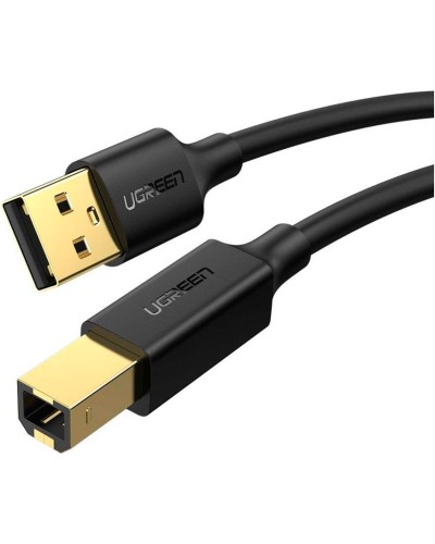 Кабель UGREEN US135 USB 2.0 AM to BM Print Cable 1m (Black) (UGR-20846)