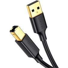 Кабель UGREEN US135 USB 2.0 AM to BM Print Cable 1m (Black) (UGR-20846)