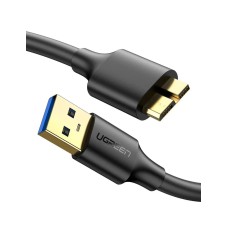 Кабель UGREEN US130 USB 3.0 A Male to Micro USB 3.0 Male Cable 0.5m (Black)(UGR-10840) (UGR-10840)