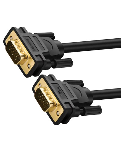 Кабель UGREEN VG101 VGA Male to Male Cable 1m (Black)(UGR-11673) (UGR-11673)