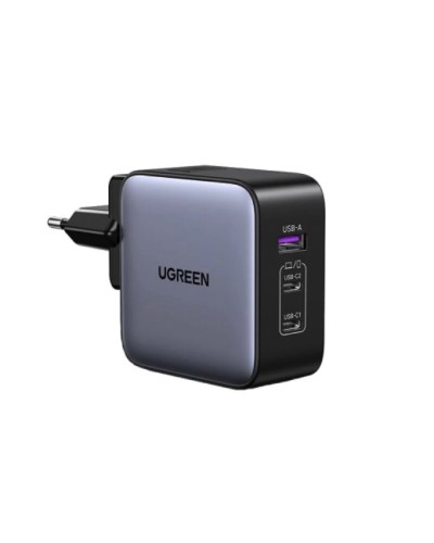 Зарядний пристрій UGREEN CD296 GaN 65W Fast Charger (3-Port)(UGR-90409) (UGR-90409)