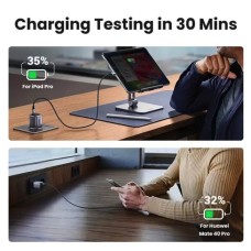Зарядное устройство для UGREEN CD319 USB-C GaN Fast Charger 30W (Space Gray)(UGR-90666) (UGR-90666)