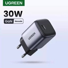 Зарядное устройство для UGREEN CD319 USB-C GaN Fast Charger 30W (Space Gray)(UGR-90666) (UGR-90666)