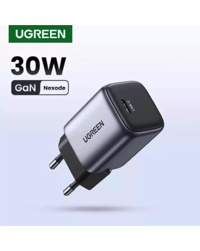 Зарядний пристрій UGREEN CD319 USB-C GaN Fast Charger 30W EU (Space Gray)(UGR-90666) (UGR-90666)