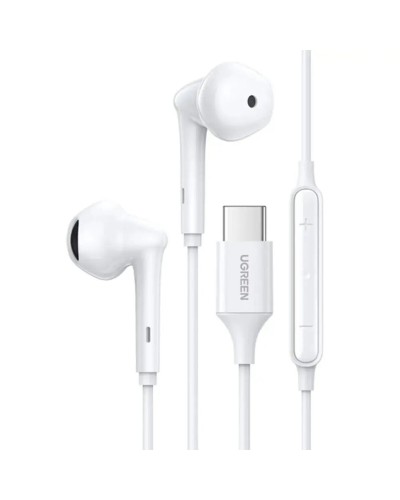 Навушники UGREEN EP101 Wired Earphones with Type-C Connector (White)(UGR-60700) (UGR-60700)