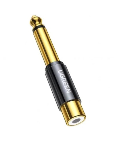 Перехідник UGREEN AV169 6.35mm Male to RCA Female Adapter(UGR-80731) (UGR-80731)