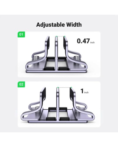 Підставка для ноутбука UGREEN LP258 Vertical Laptop Stand (Dual-slot)(UGR-60643) (UGR-60643)