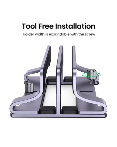 Підставка для ноутбука UGREEN LP258 Vertical Laptop Stand (Dual-slot)(UGR-60643) (UGR-60643)