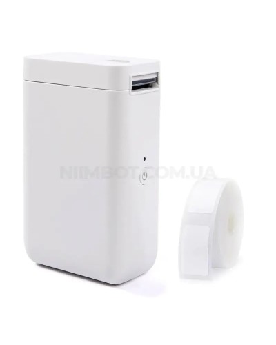 Термопринтер для друку наклейок NIIMBOT D101 White (A1A88628623) (A1A88628623)