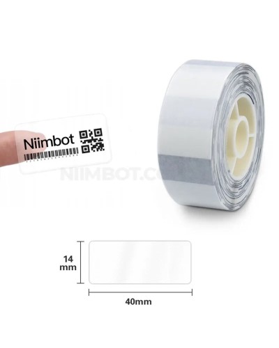 Етикетки NIIMBOT TT14*40-160 Transparent For D11/D110/D101/H1S (A2G88588302) (A2G88588302)