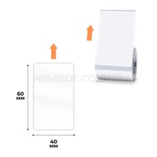 Этикетки NIIMBOT TT40*60-125 Transparent For B1/B21/B3S (A2G88318501) (A2G88318501)