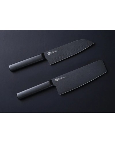 Набір ножів з 2 предметів Xiaomi HuoHou Heat Knife Set Black 2 pcs (HU0015)