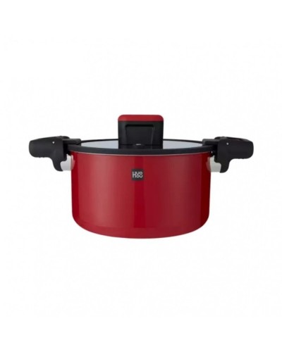 Кастрюля-cкороварка Xiaomi HuoHou Stainless Steel Enamel Micro Pressure Cooker (Red) (HU0160)