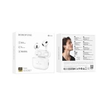 Наушники BOROFONE BW58 True wireless stereo headset White (6941991107443)