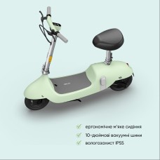Электросамокат с сидением OKAI Ceetle PRO EA10C Mint Green 10', 350(900)W, 25Km/h, 10,4Ah, 55Km, 20%, NFC, App, 29kg (EA10C-MG)