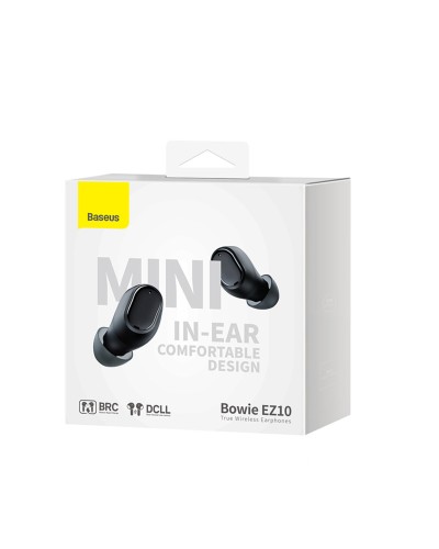 Навушники Baseus Bowie EZ10 True Wireless Earphones Black (A00054300116-Z1)