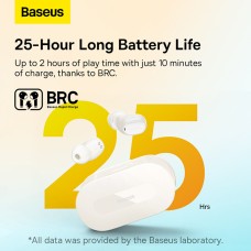 Наушники Baseus Bowie EZ10 True Wireless Earphones White (A00054300226-Z1)
