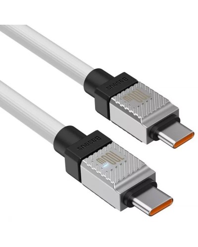 Кабель Baseus CoolPlay Series Fast Charging Cable Type-C to Type-C 100W 2m White (CAKW000302)