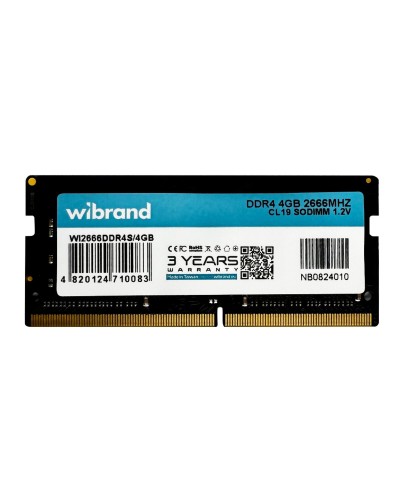 DDR4 Wibrand 4GB 2666MHz CL19 SODIMM (WI2666DDR4S/4GB)