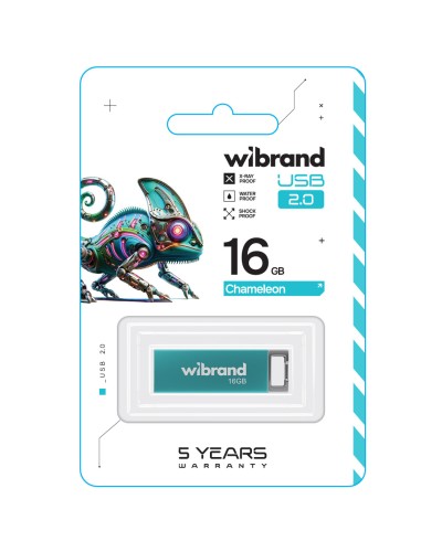 Flash Wibrand USB 2.0 Chameleon 16Gb Light blue (WI2.0/CH16U6LU)