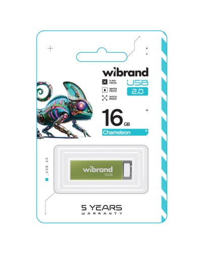 Flash Wibrand USB 2.0 Chameleon 16Gb Light green (WI2.0/CH16U6LG)