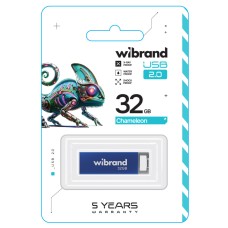 Flash Wibrand USB 2.0 Chameleon 32Gb Blue (WI2.0/CH32U6U)